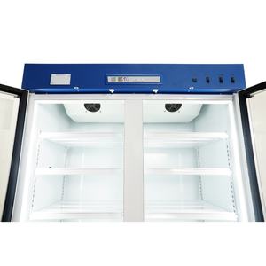 Roundfin YY-900L + Style amélioré 900L Réfrigérateurs médicaux <span class=keywords><strong>Double</strong></span> porte verticale 2-8 Réfrigérateur de laboratoire Onduleur certifié CE - Product Image 2