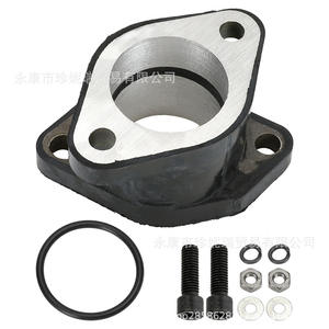 Connecteur de collecteur d'admission Yamaha Warrior Yfm350, en caoutchouc, diamètre 36mm, espacement des trous de 60mm, pour réparation de moto tout-terrain - Product Image 4