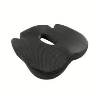 Coussin de siège breveté pour bureau/voiture/fauteuil roulant avec soutien cervical, en mousse à mémoire de forme, soulagement de la pression, rafraîchissant, 200TC, pour longues heures de position assise