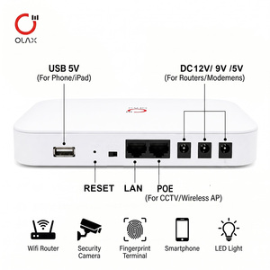OLAX D8pro เครื่องสำรองไฟแบบพกพาขนาดเล็ก 12V 74WH 20000mah ช่องเสียบ USB 2A สำหรับกล้องวงจรปิด WiFi D8 Pro Mini UPS สำหรับเราเตอร์ WiFi D8 Pro - Product Image 3