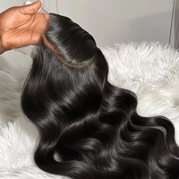 Cheveux Remy 100% naturels non traités, longs, cambodgiens, frontaux sans colle pour perruque en dentelle, alignement des cuticules, 13x4, ondulation naturelle
