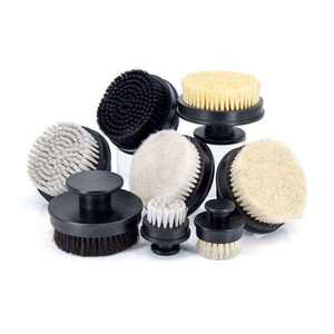 Spazzola da Bagno Rotonda Nera in Legno Carbonizzato di Alta Qualità, Spazzola Manuale per Esfoliazione a Secco della <span class=keywords><strong>Pelle</strong></span>, in Vendita - Product Image 1