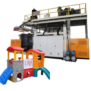 Plastik anak-anak luar ruangan dan dalam ruangan mainan playhouse ekstrusi otomatis mesin cetak line