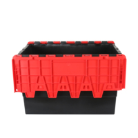 Caisses de stockage en plastique recyclables et empilables de qualité industrielle avec dimensions personnalisées pour la logistique et la chaîne d'approvisionnement multi-applications