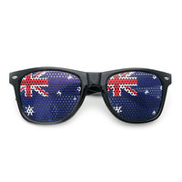 Gafas de Sol para Fanáticos del Fútbol Americano con Bandera de Estados Unidos, Canadá y México, Protección UV400, Diseño de 3 Orificios Pequeños, Regalo