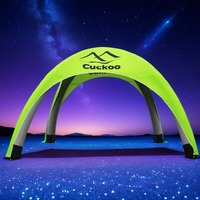 Tienda de campaña al aire libre para refugio de coches, toldo de cúpula sellado inflable para eventos y promociones, tienda de araña inflable