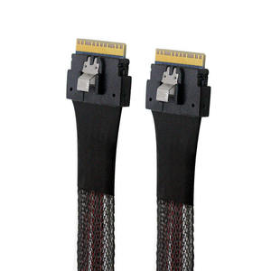 Cable Interno SAS4.0 Delgado de 24 Gbps SFF-8654 a SFF-8654 8i para Servidor 74p - Product Image 5