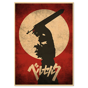 300 dessins 8 pièces/ensemble 29*42cm Style chaud Anime dessin animé plaque décoration de la maison Anime affiche papier Hd impression affiche murale - Product Image 3