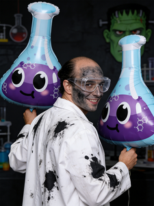 CYmylar Original Custom Balloons Science <strong>Party</strong> <strong>Decoration</strong> Supplies <strong>Purple</strong> Flask Flame Test Tube Mylar Balloons <strong>Party</strong> Decor - Product Image 3