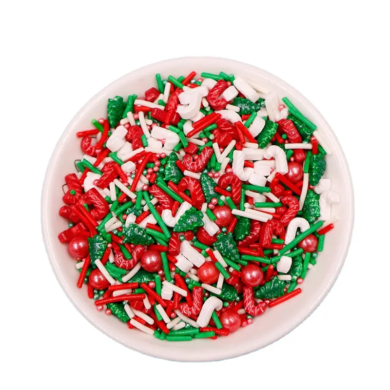 Mélanger Noël vacances activité cadeau forme bonbons sucre perles boulangerie gâteau sucre arrose matériaux décoratifs