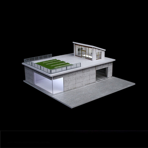 Modèle de simulation d'éclairage de véranda à l'échelle 1/64, modèle de simulation de scène, espace de stationnement, ornement - Product Image 3