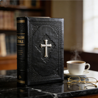Service d'impression de livres et de Corans avec logo, Bible sacrée, reliure spirale, couverture en papier et impression islamique personnalisée