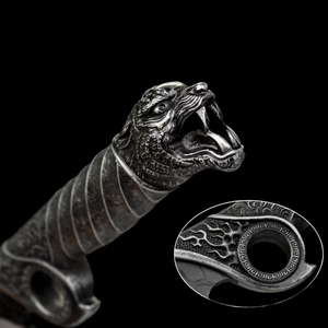 Cuchillo de corte de hueso de leopardo de cocina china, cuchillo de registro al aire libre de acero al manganeso, cuchillo multiusos de caza - Product Image 1