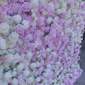 Mixed Pastel Floral <b>Wall</b> Layered <b>Flower</b> Panel Versatile For Wedding Stage Retail Store Ornament - Product Image 2