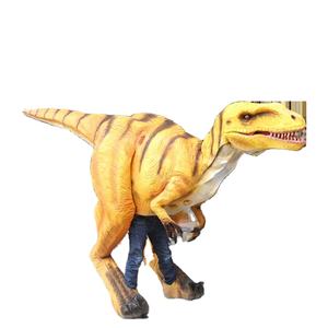 Disfraz <span class=keywords><strong>de</strong></span> Dinosaurio Animatrónico <span class=keywords><strong>de</strong></span> China, Modelos <span class=keywords><strong>de</strong></span> Traje <span class=keywords><strong>de</strong></span> Raptor Realista para Adulto, Disfraz <span class=keywords><strong>de</strong></span> Dinosaurio Caminante para Parque Jurásico - Product Image 4