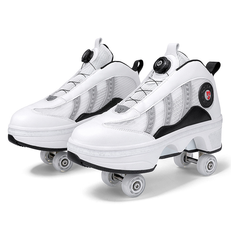 139 White Four-Wheel One-Click Retraction