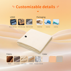 Anjuny 8-khu sưởi ấm khăn choàng mặc mềm sưởi ấm chăn ấm áp có thể giặt đa mục đích cho mùa đông nhà ngoài trời - Product Image 2