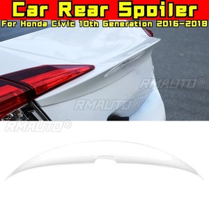 Aileron arrière de coffre, aileron de toit, kit carrosserie pour Honda Civic 10ème génération 2016-2018, kits de style - Product Image 2
