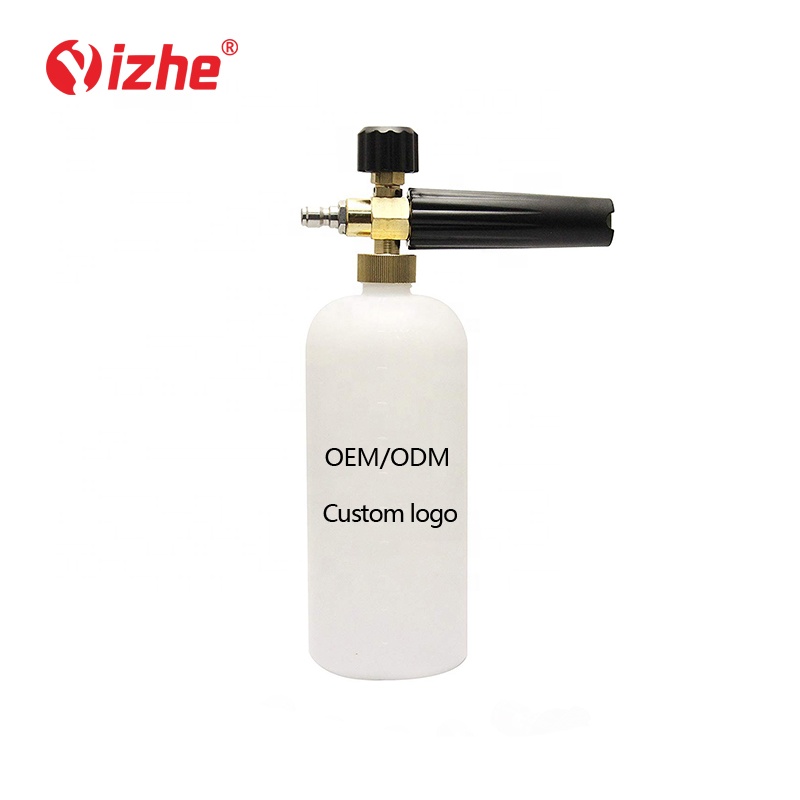 Автомойка высокого давления, струйная мойка 1/4 дюйма, быстросъемная 1 л, регулируемая пенная насадка, пенораспылитель