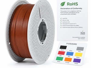 Filament PLA mat bicolore 1,75 mm 1 kg Yiqiu3D, filament d'imprimante 3D bicolore pour Creality Ender - Product Image 5