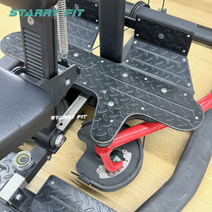 Máquina de Gimnasio Comercial para Ejercicios de Fuerza, Máquina de Pecho, Espalda y Hombros, Máquina Combinada de Pectorales y Espalda con Placas de Peso - Product Image 5