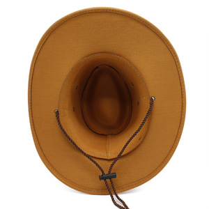 Sombrero Vaquero Occidental para Hombre, Sombrero de Jazz para Caballero y Vaquera con Gamuza, Sombrero para Disfraces y Fiestas - Product Image 3