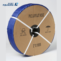 Tuyau plat en PVC de 3 pouces, 4 pouces, 6 pouces avec renfort en fil de polyester