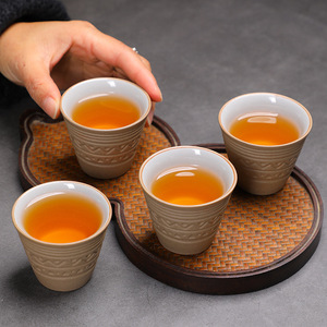 Tasses à thé personnalisées 60cc Conception 3D de café en céramique <span class=keywords><strong>Tasse</strong></span> saoudienne Ensemble de tasses à café arabes en argile - Product Image 3