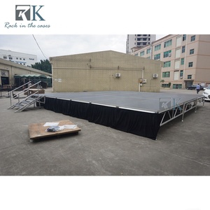 Outdoor <b>Stage</b> <b>Platform</b> 750kg/sq.m Loading Aluminum <b>Stage</b> <b>Platform</b> with Skirts Custom Color - Product Image 5