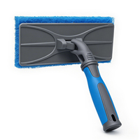 Support de tampon industriel ergonomique Pro-Swivel 24 cm pour le nettoyage des fenêtres avec tampon en noyer
