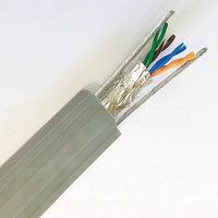 Chinesischer Hersteller Liefert Industrielles Kupfer-PE-Isolations-Aufzugsnetzwerk-Stromkabel mit CAT6 für CCTV-Kameras