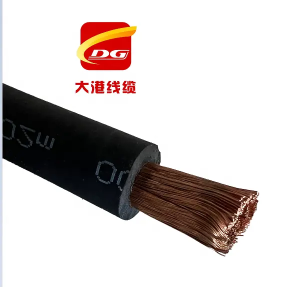 Cable de soldadura de goma suave súper flexible con núcleo de cobre YH 50MM