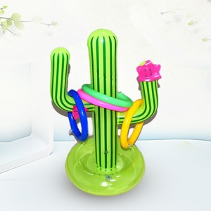 Jeu de lancer d'anneaux gonflables pour piscine, jouet aquatique multijoueur, flotteur pour enfants, adultes, famille, jouets de plage d'été - Product Image 1