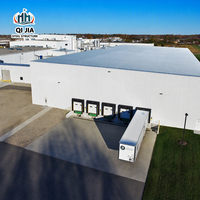 Bâtiment d'entrepôt logistique à faible coût, atelier préfabriqué en structure métallique, entrepôt en structure métallique