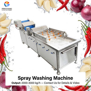 Máquina de Lavado de Ajo, Pimienta y Cebolla FENGXIANG, 2000-3000 kg/h, Limpiador Automático de Frutas y Verduras para Uso Comercial - Product Image 1