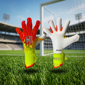 Gants de gardien de but professionnels confortables et personnalisables en cuir sport injecté de caoutchouc, directement du fournisseur d'usine - Product Image 3