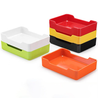 Assiette en mélamine pour fondue, assiette en mélamine pour shabu, assiette en mélamine pour barbecue, vente en gros
