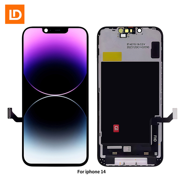 DD Mobile Phone Screen for 14/14plus/14pro/14pro Max OLED Flexible Screen Movable IC Original 100% Tested Working Retail
