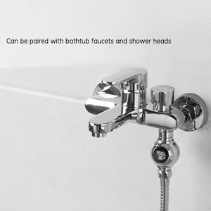 Adattatore per Rubinetto da Cucina Galenpoo Moderno con Interfaccia Universale Cromata, Display LED per Temperatura e Flusso - Product Image 3