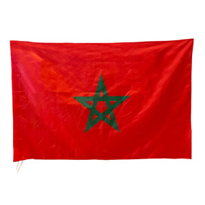 Vendita calda <span class=keywords><strong>marocco</strong></span> bandiera 30x45cm e 90x150cm in poliestere per interni esterni bandiere per auto con Morocca Country a tema - Product Image 1