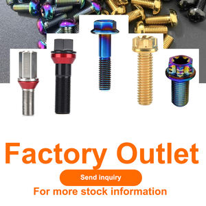 مسامير تيتانيوم M8 أسود 14 براغي لتيتانيوم Bmw نقية 12 نقطة 12 نقطة رأس شفة سداسية مسمار تيتانيوم توركس - Product Image 6