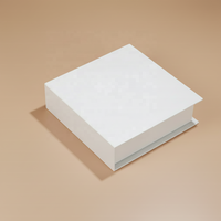Boîte rigide en kraft écologique et recyclable, en forme de livre, avec fermeture magnétique |   Emballage cadeau de luxe pour cosmétiques et bijoux sur mesure