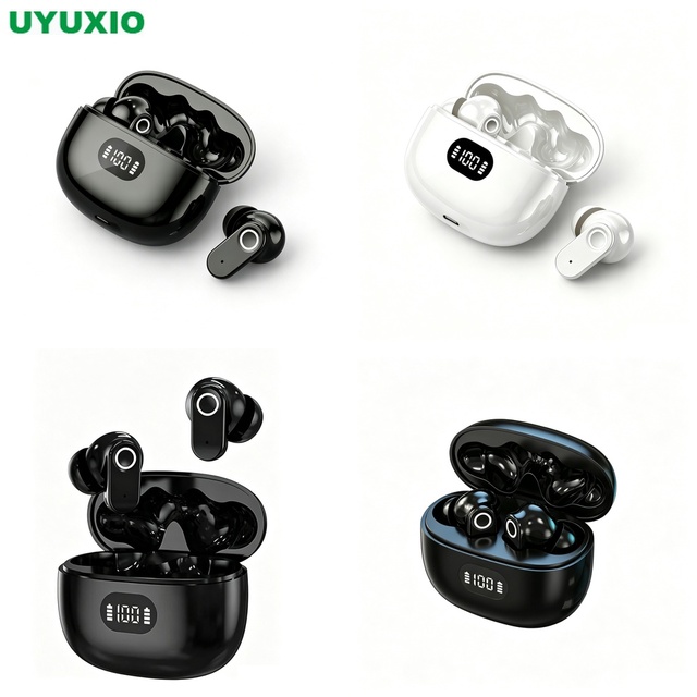 True Wireless Earbuds Stereo Earbuds Stereo Bass Earbuds Bluetooth 5.4 36H Playtime Touch Control for Workout Commute