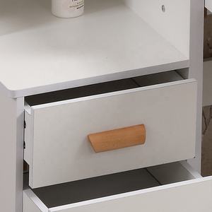 Meubles de chambre à coucher en gros, dernières créations, coiffeuse de beauté pour <span class=keywords><strong>femme</strong></span>, table de <span class=keywords><strong>maquillage</strong></span> blanche avec miroir et tabouret - Product Image 4