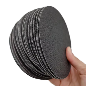 Discos de Papel de Lija Abrasivo de 6 Pulgadas (150 mm), Discos Redondos de Papel de Lija de Carburo de Silicio Negro para Mármol - Product Image 1