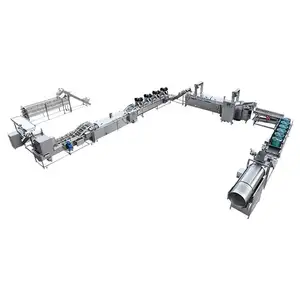 Fresh Potato Chips Making Line Potato Frozen French Fries Production Line Chips Machines Potato Chips Making Line