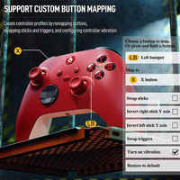Control Inalámbrico de 2.4GHz, Joystick, Gamepad para Xbox One Series X S, Xbox1, Xboxone, PC, Computadora, 2.4G con Receptor