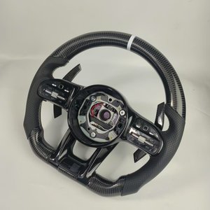 Volante in Fibra di Carbonio Personalizzato per <span class=keywords><strong>Mercedes</strong></span> W204 W205 W206 <span class=keywords><strong>C180</strong></span> C200 C300 C63 - Product Image 4