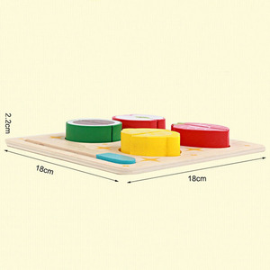 Juguete de Cocina de Madera al por Mayor, Juguete de Rompecabezas de Frutas y Verduras para Cortar, para la Educación Infantil - Product Image 5