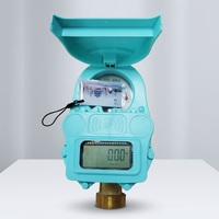 Compteur d'eau froide prépayé DN20 avec carte RF, affichage numérique LCD